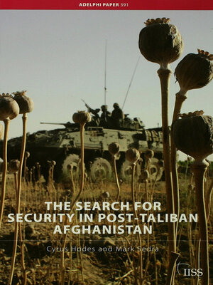 cover image of The Search for Security in Post-Taliban Afghanistan